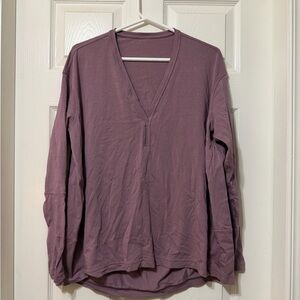 Lululemon back in action long sleeve shirt size 10 vvvguc